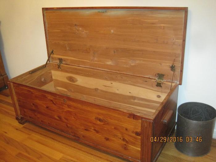 Excellent condition cedar chest. Was given to a family member as a wedding gift in 1919.