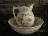 1880's to 90's washbowl and pitcher.