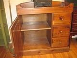 Vintage dry sink cabinet