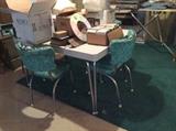 ONE OF 2 VINTAGE CHROME DINETTE SETS IN WONDERFUL CONDITION