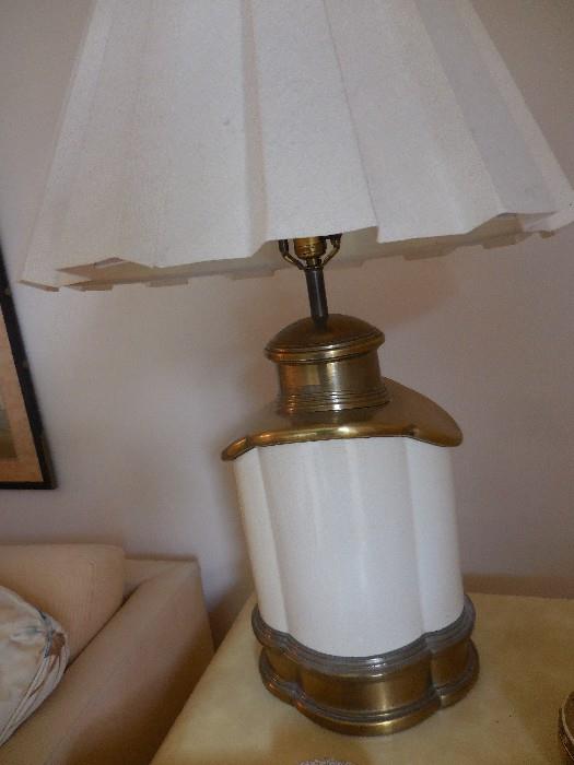 Steiffel Brass Ceramic Lamp