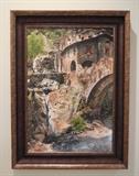 Martin Roberts (Laguna Beach Artist) signed, numbered large painting on photo.
