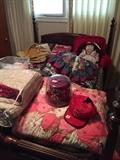 Linens, dolls & Shriner's memorabilia