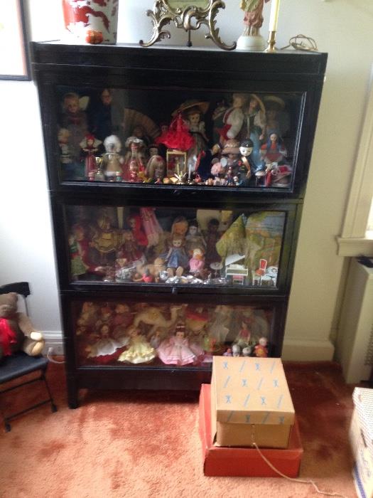 Book Case loaded With Dolls & Stuff
