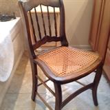 caned chair