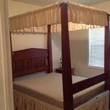 full size canopy rope bed