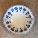Flow Blue Wash Bowl, W.H. Crindley & Co., England