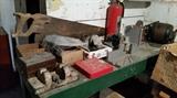 Bench Grinder, Fire Extinguisher, Mini-vice, Craftsman cutting blades, etc.