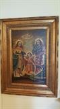 The Holy Family - in the style of 18th century Spain/Mexico - late 20th century