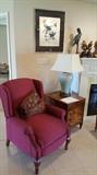 Queen Anne style recliner