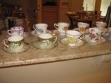 RS Prussian cup and saucers and other pretty cup and saucer sets