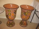 large pottery planters