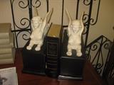 Bronze and Alabaster Book Ends Spain