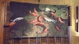 Koi fish tapestry