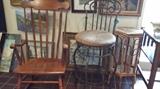 Rocker, swivel bar stool