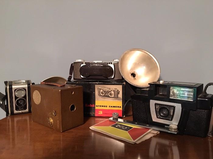 1930 Kodak Brownie 50th Ann. (1880-1930); Vintage Stereo Camera, Very Nice Old Camera Collection...