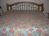 King Bed Simmons Mattress(2012), Frame & Headboard