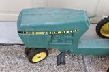 Children's vintage John Deere tractor. Only needs a steering wheel.