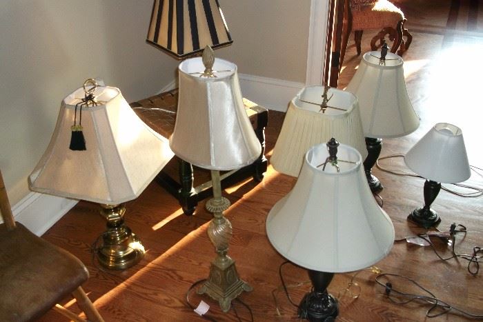 The lamp collection includes all types, sizes and decorative options