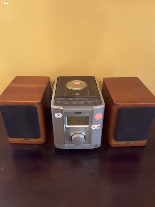 CD player & speakers
