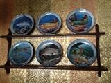 Fishing commemorative plates