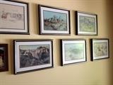 Vintage western framed prints