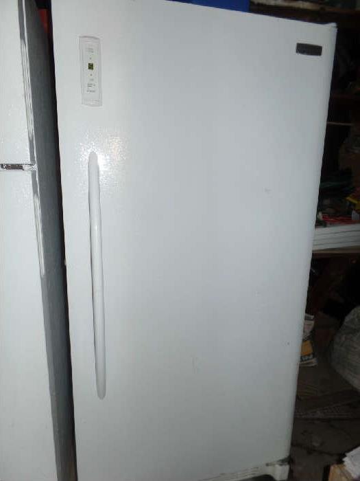 Upright frost free freezer