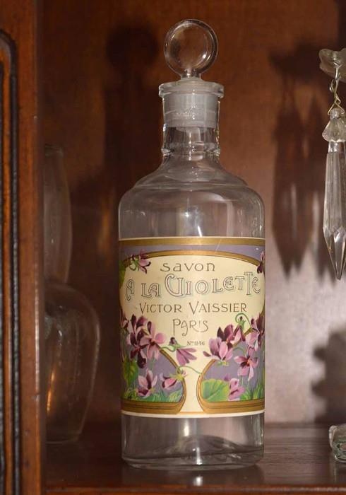 Savon "A La Violette" Apothecary Bottle