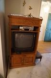 Entertainment center/bookcase - Oak