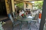 Patio furniture table and 3 chairs