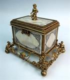 Antique M.O.P. Jewelry Box.C.1890