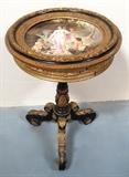 Hand painted Royal Vienna Plaque table. C.1880