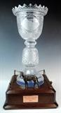 Huge Waterford Crystal Horse Racing Trophy