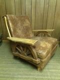 Wagon Wheel Platform Rocker