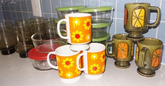 Vintage coffee mugs
