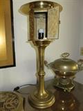 Vinatge Brass Pagoda Table Lamp