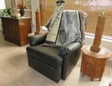 Black Leather Recliner