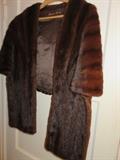 Vintage Mink Fur Stole 