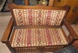 Rare Vintage Lane Furniture Storage Chest Bench Seat with Key