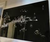 Black Lacquer Mother of Pearl Inlay Picture