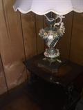 Capodimonte lamps at 6 of them