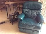Leather recliner