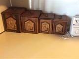 Wood canister set