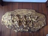 Bronze horse wall art