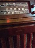 Philco upright radio with pullout record player