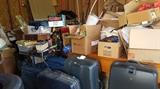 Luggage, Assorted Garage Items 