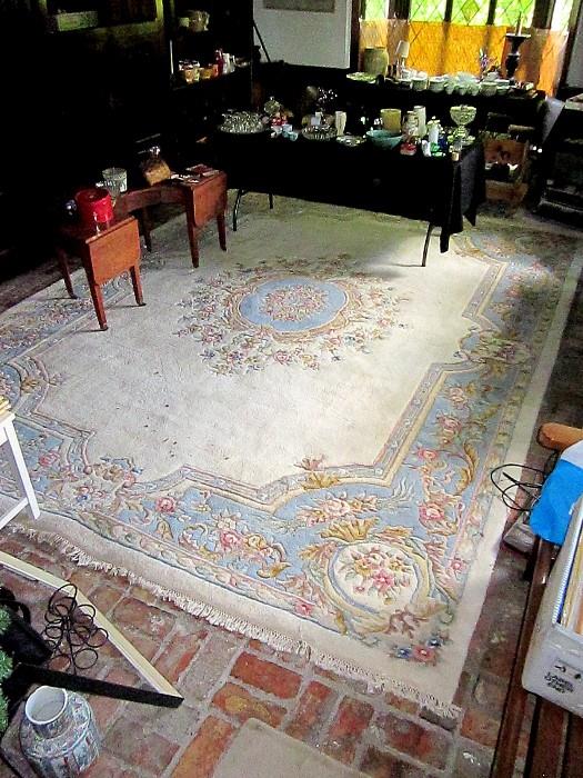 Room size oriental rug.