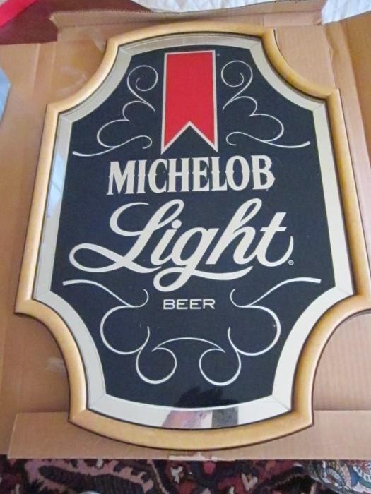 New in box vintage beer sign.