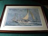 John Barber - The Skipjack Martha Lewis,  761/950
SKU # CBF018
Buy It Now Price - $400.00
Description
Framed, double-matted, hand-signed and numbered limited edition color print (761/950). Framed size is 37-3/4"x28-1/4"x7/8".  Unframed print size is 28"x18". Originally issued in 1981. Today's value of unframed print $650.
www.ctonlineauctions.com Williamsburg and Peninsula VA store