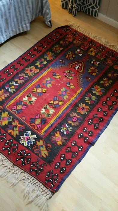 small turkish throw rug